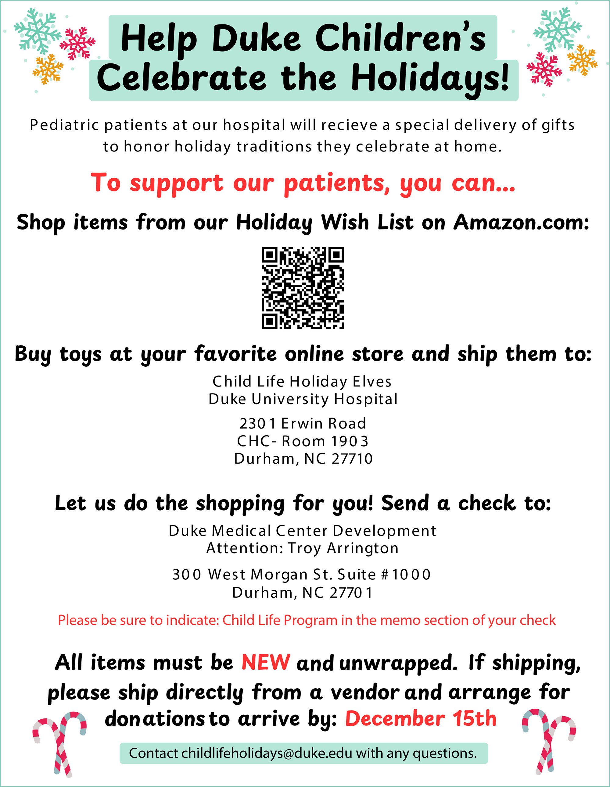 Holiday Giving Flyer