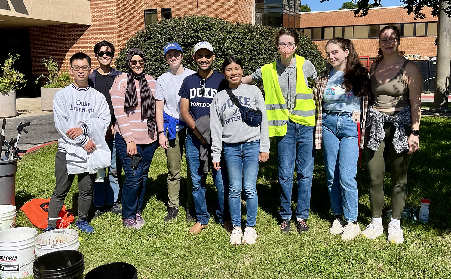 IIB Volunteers help to clean up Durham