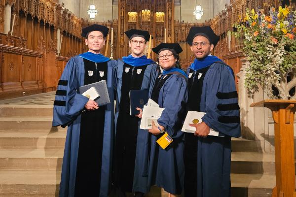 IIB graduates in Duke Chapel
