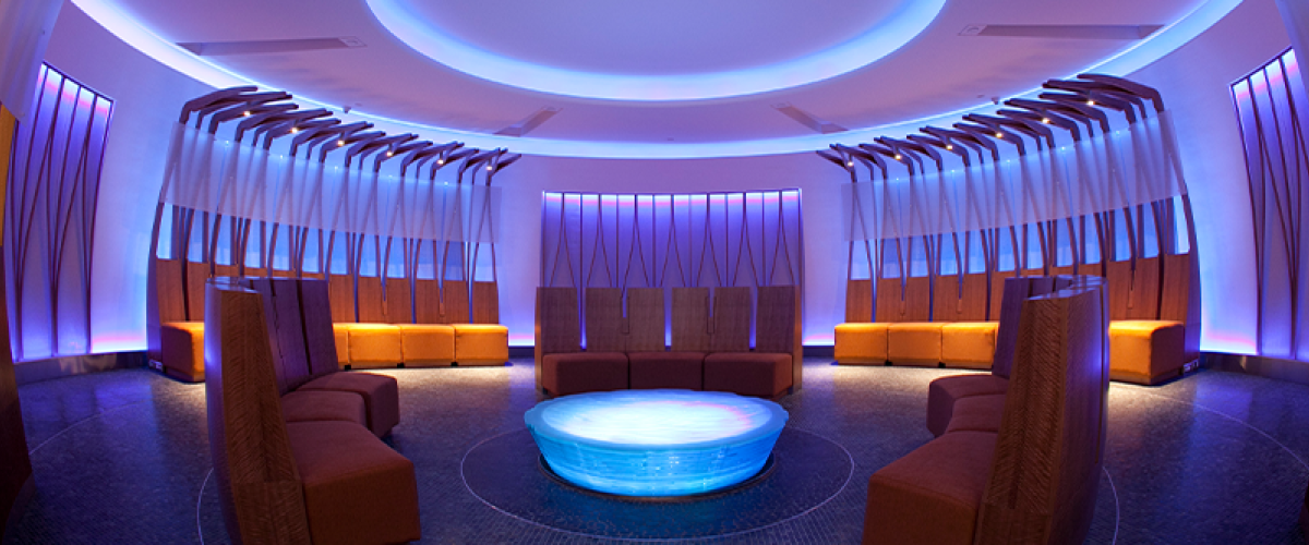 Meditation room in the Duke Cancer Center