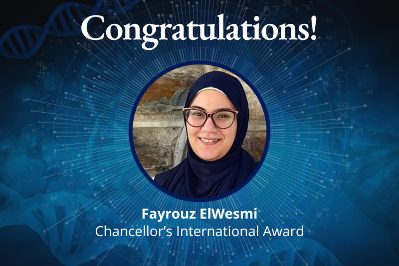 Fayrouz ElWesmi Chancellors Award