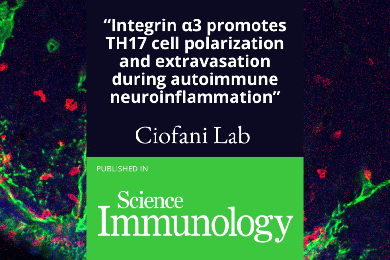 Ciofani Lab in Science Immunology