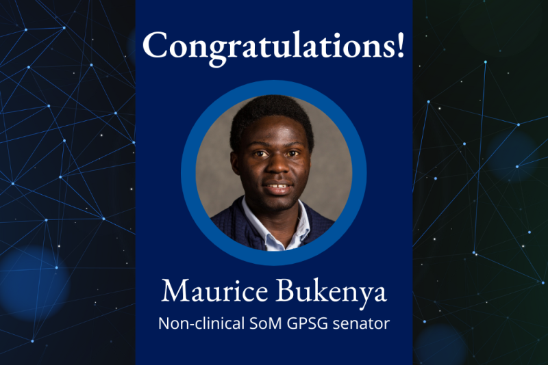 Maurice Bukenya Non-clinical SoM GPSG senator