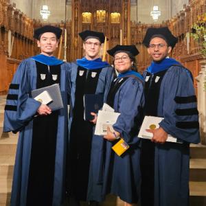 IIB graduates in Duke Chapel